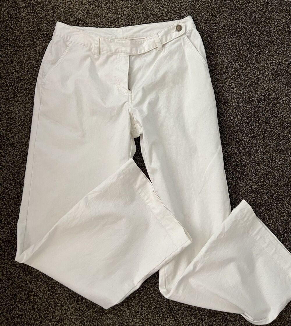 Ruby Rd. Petite White Cotton Pants Size 10P